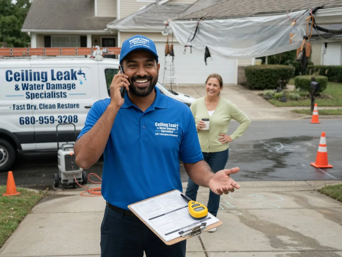 Ceiling Leak Cleanup Ayrshire, IA FAQs